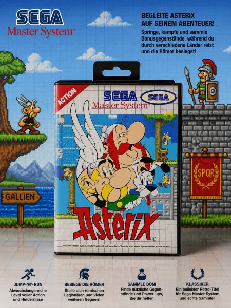 Asterix / Sega Master System / inkl. Anleitung / Retro / OVP