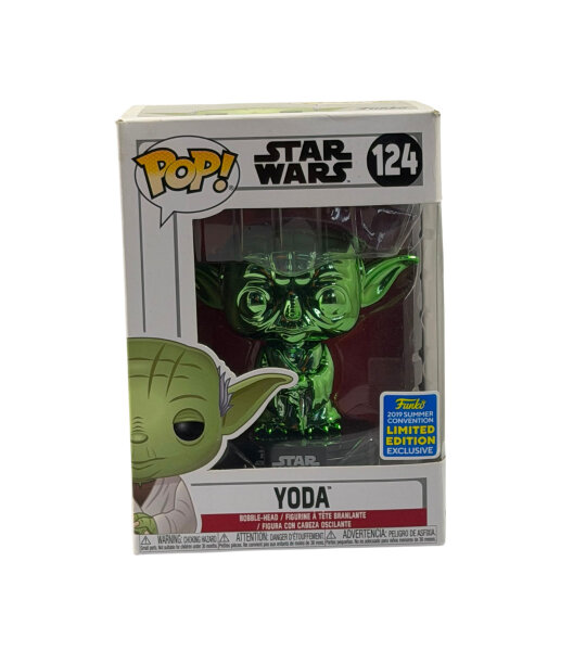 Funko Pop! Star Wars - Yoda Vinyl Figur / Limited Edit. 2019 / #124 / Brandneu