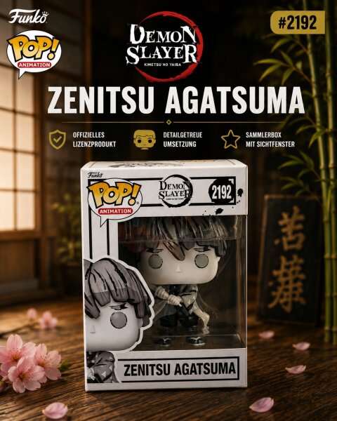 Funko Pop! Demon Slayer - Zenitsu Agatsuma Vinyl Figur / #2192 / Brandneu
