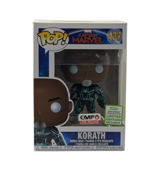 Funko Pop! Captain Marvel - Korath Vinyl Figur / Limited Edit. 2019 / #245 / Brandneu