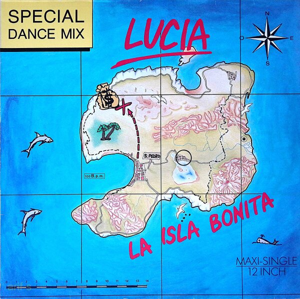 Lucia ‎– La Isla Bonita (Special Dance Mix) - Vinyl, LP - VG+ (Very Good Plus)