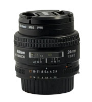 Nikon AF Nikkor 24mm Objektiv / f/2.8 D / Top Zustand