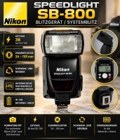 Nikon Speedlight SB-800 Blitz / Blitzgerät / Guter...