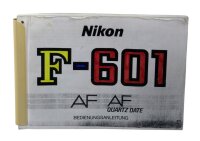 Nikon AF "F-601" Spiegelreflexkamera nur Body (Gehäuse)+Anleitung /Guter Zustand