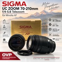 Sigma UC ZOOM 70-210mm / f/4-5.6 Telezoom für...
