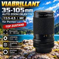 Viabrillant 35-105mm Auto Zoomobjektiv /  f/3.5-4.5 /MC...