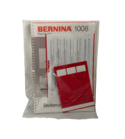 BERNINA "1008" Nähmaschine / Fußpedal + Zubehör + Anleitung / Top Zustand