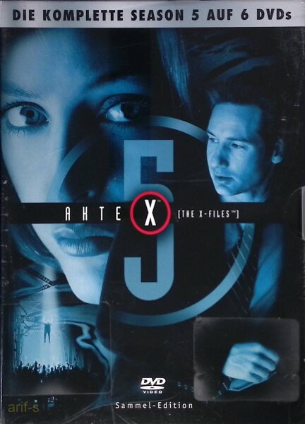 Akte X - Season 5 Collectors Box  [6 DVDs] Nagelneu / Versiegelt