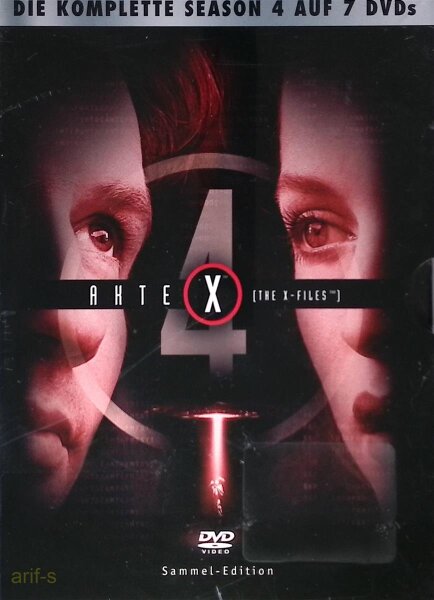 Akte X - Season 4 Collectors Box  [7 DVDs]  Nagelneu / Versiegelt