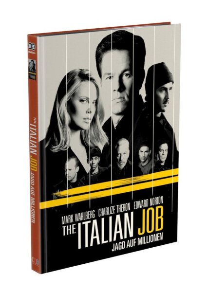 THE ITALIAN JOB – Jagd auf Millionen - 2 Disc Mediabook Cover B (BluRay+DVD) NEU