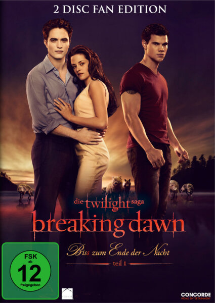Breaking Dawn - Biss zum Ende der Nacht Teil 1- Fan Edition  [2 DVDs] - Top Zustand