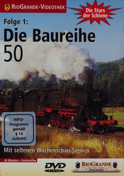 Die Stars der Schiene Folge 1 - Die Baureihe 50 - DVD Nagelneu / Versiegelt